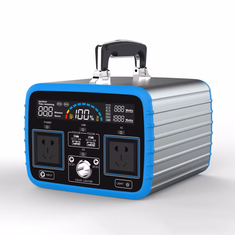 300W Emergency Solar Charger LiFePO4 Rechargeable Portable Solar Power Station