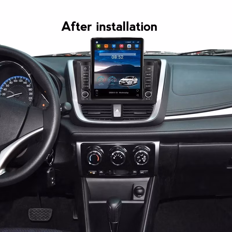 for Toyota Vios Yaris L 2016-2019 IPS 9.7 Inch Car Radio Auto Android 13 4+64G GPS Carplay Video Car DVD Player