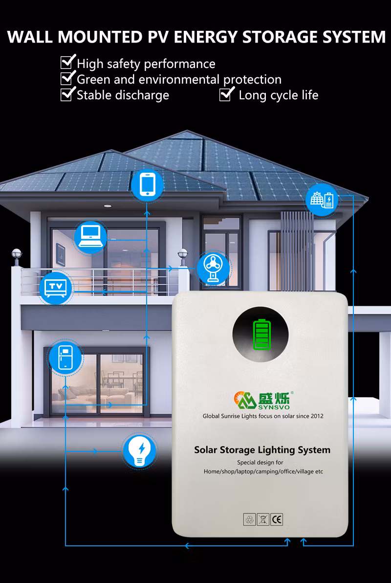 Energy Storage System 300W Generator with Solar Panel Lithium Power Station