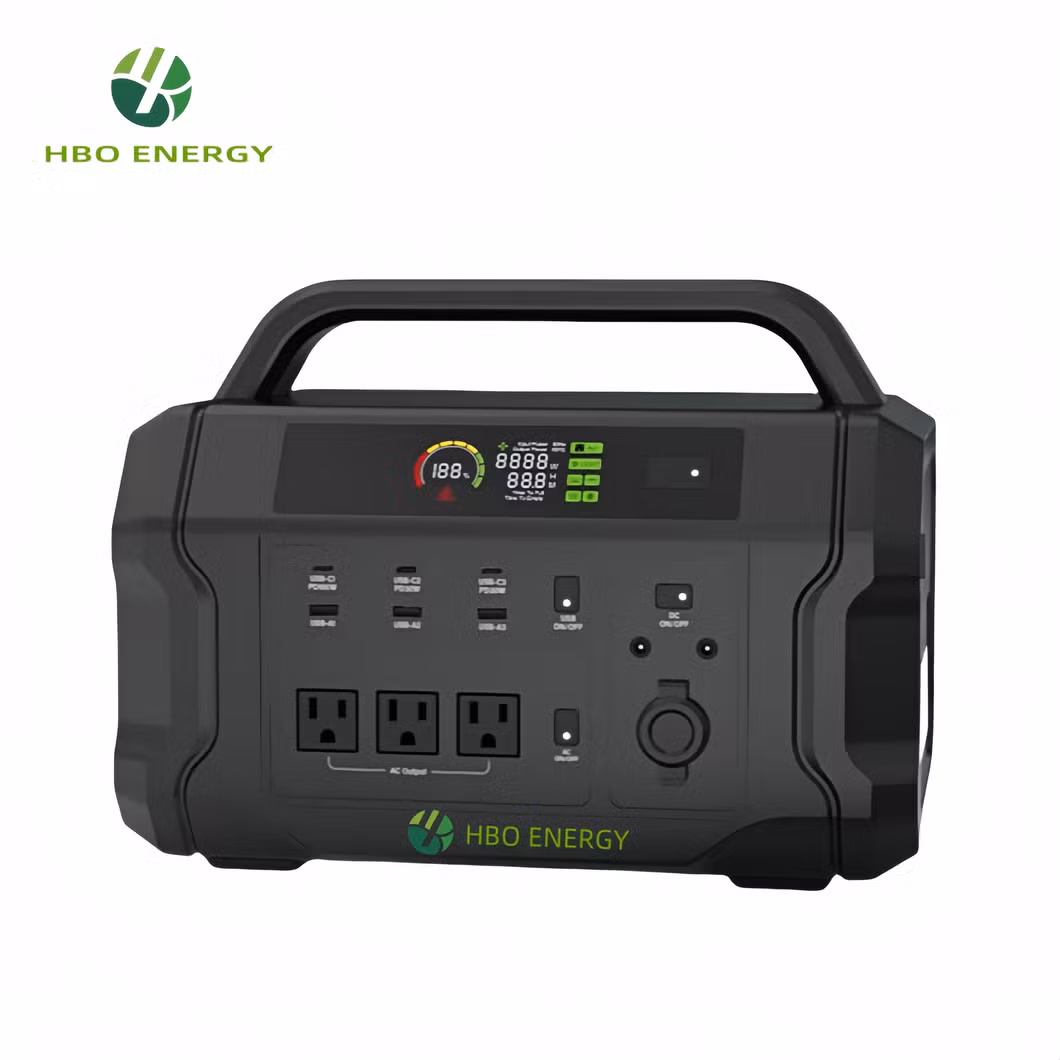 1200W Outdoor Portable Emergency Energy Storage Power Supply Solar Power Station