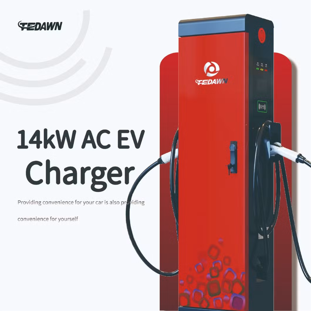 High Quality 14kw Electric Vehicle AC Fast Charging Station New Energy Wall-Mounted ODM/OEM Household European/CE Certified