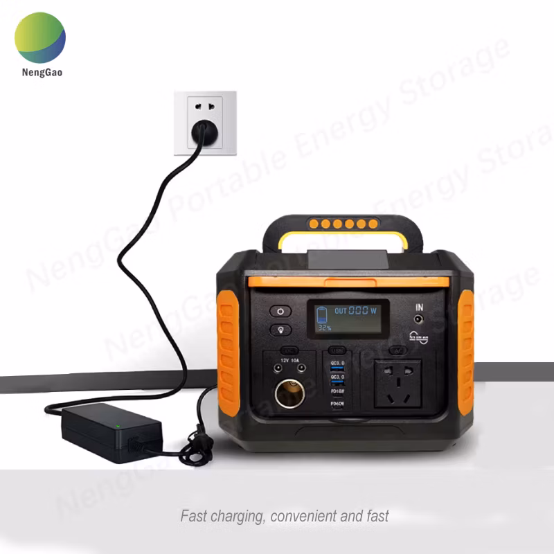 2024 Professtional Portable Power Station on 500wh for Car LiFePO4 Battery Portable Energy Storage, Good Quality, Convient for Camping