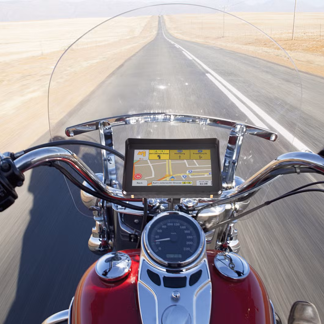 Universal Touch Screen Motorcycle Bike MP5 GPS Navigator Android Car DVD Player 7in Sunlight-Readable Display Car Video