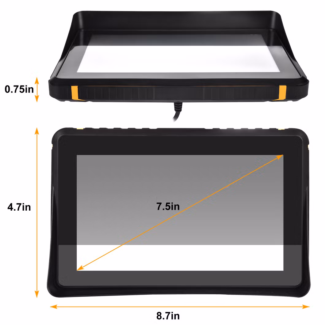 Universal Touch Screen Motorcycle Bike MP5 GPS Navigator Android Car DVD Player 7in Sunlight-Readable Display Car Video