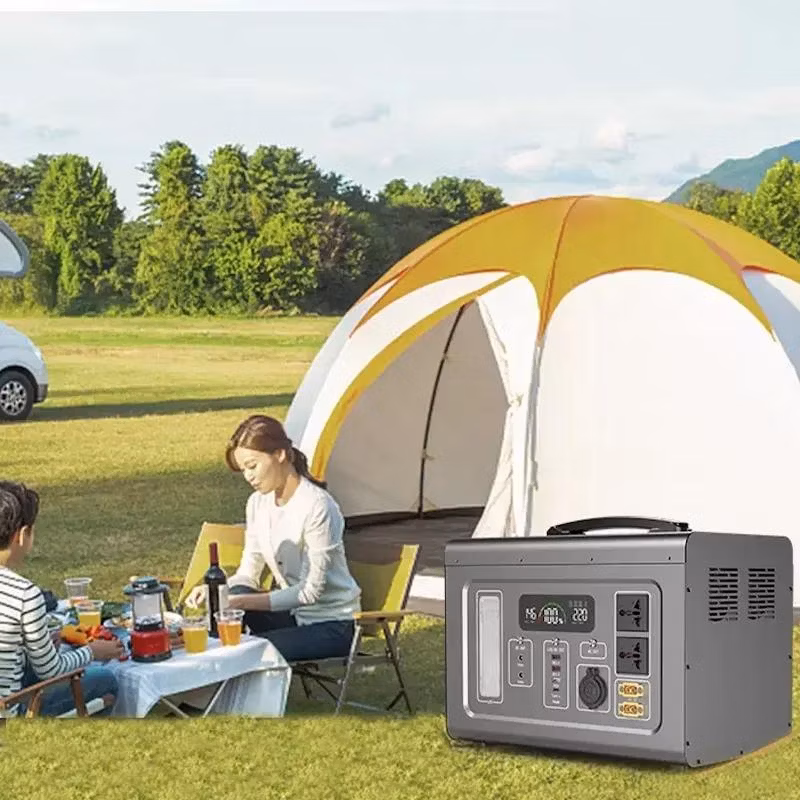 Home Solar Camping Power Generator 110V 220V 1500 Watts Outdoor Portable Power Station