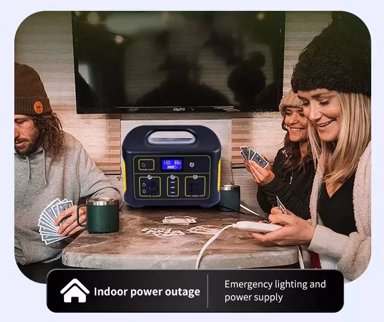 1000W Solar Outdoor Power Pure Wave Sine Portable Energy Storage Power Station