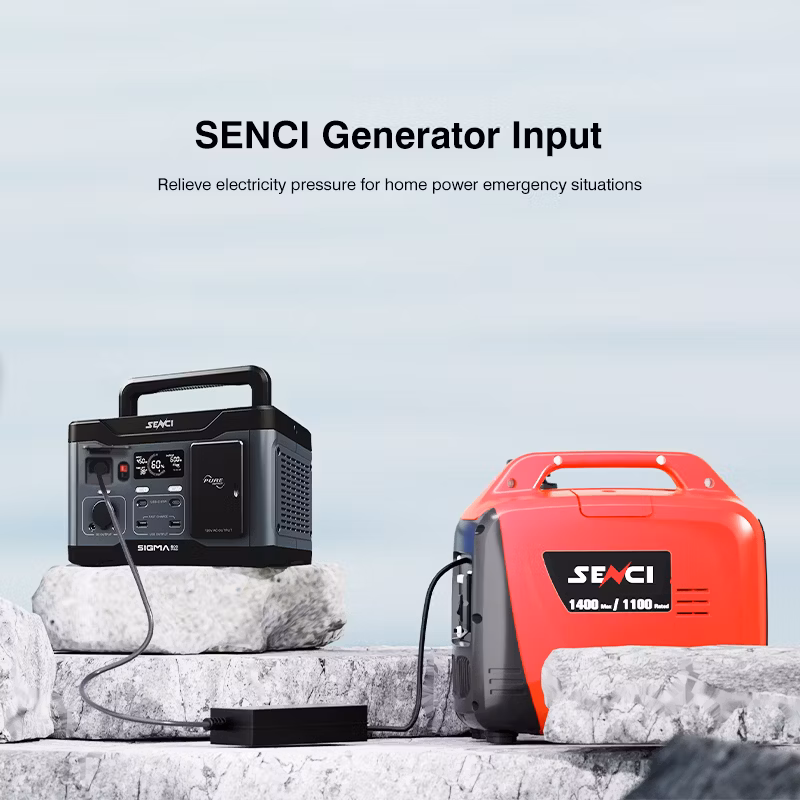 China Factory Senci 600 Watt 600W UPS Iron Phosphate 60Hz 120V Outdoor Solar Generator Portable Power Station