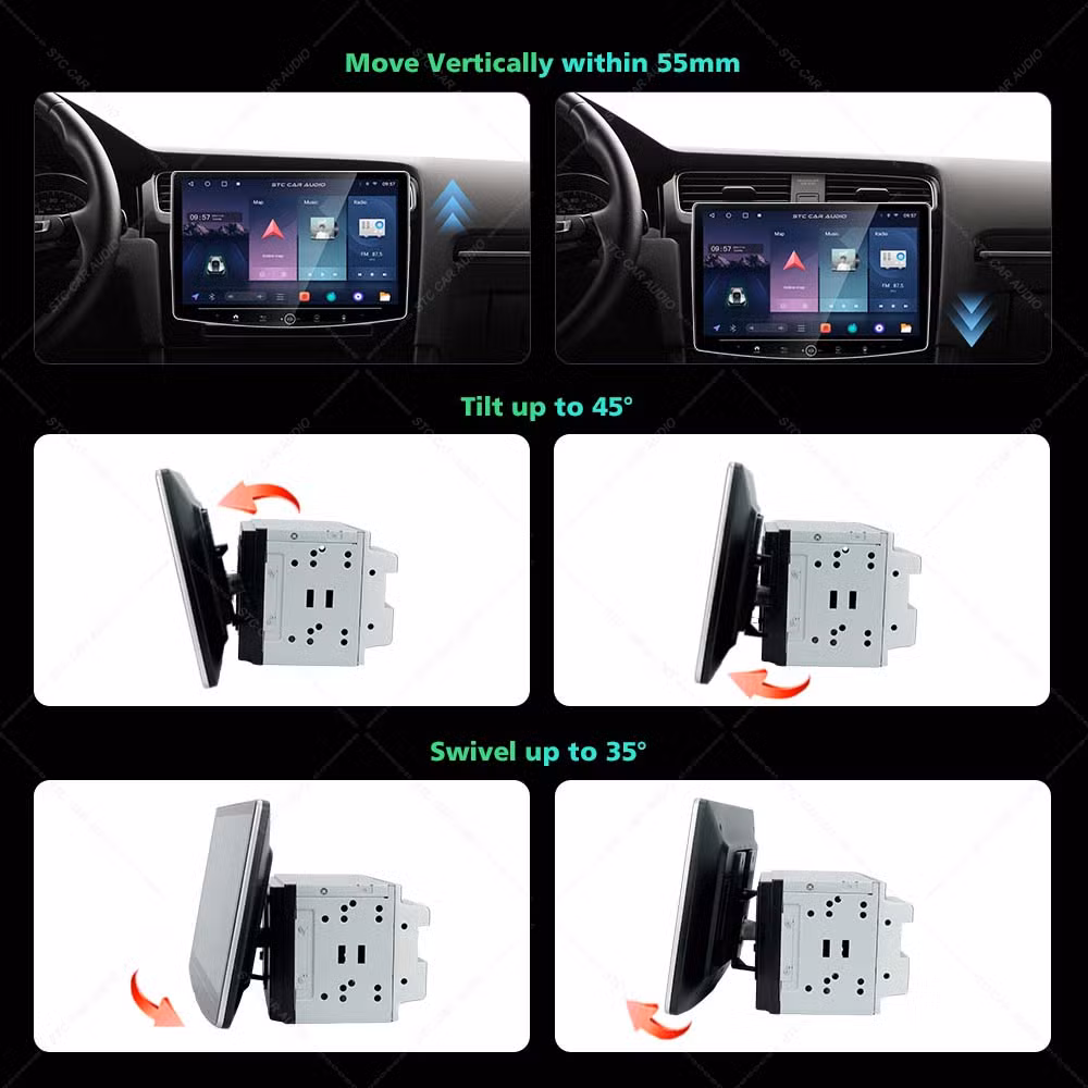 Car Stereo Android Touch Screen GPS for Tesla Radio Stereo 10 Inch Car Video Single DIN Radio Car Player Multimedia System