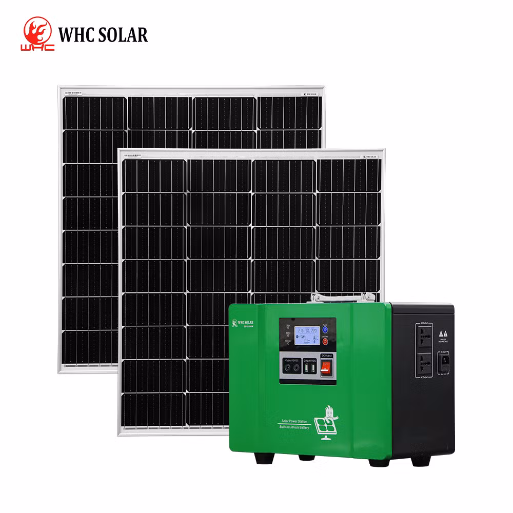 Whc 500W Portable off Grid Solar Power Station Generator for Home Use