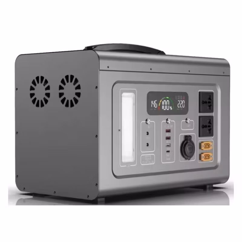 Home Solar Camping Power Generator 110V 220V 1500 Watts Outdoor Portable Power Station
