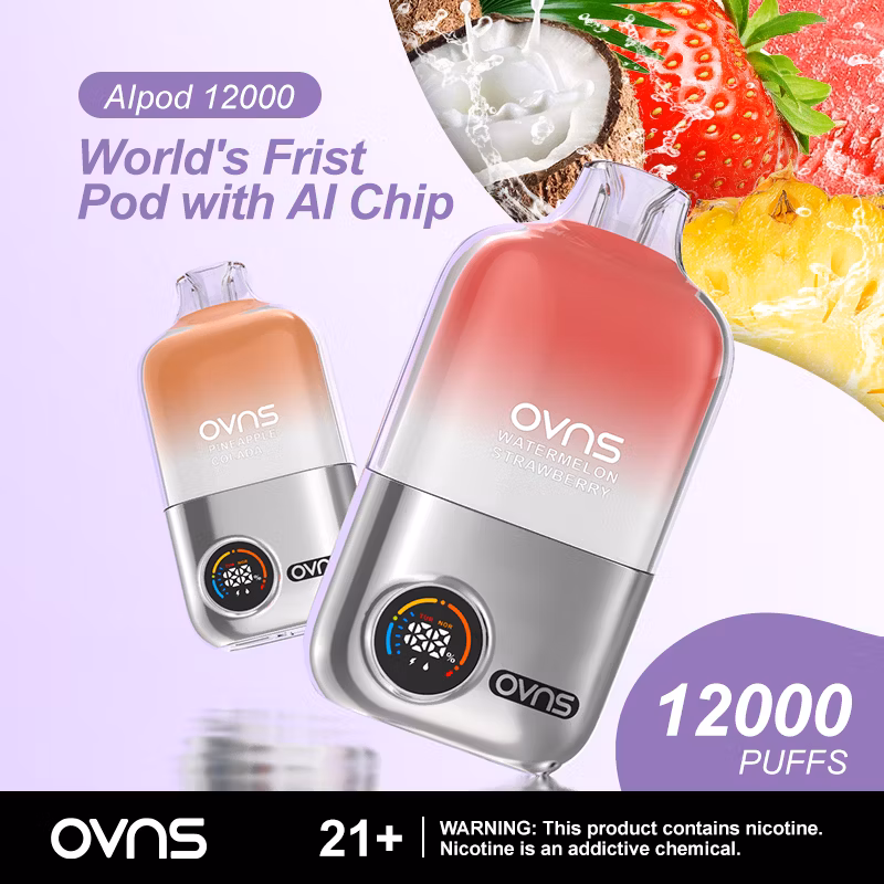 2024 New Arrival Ovns Ai Pod Vape 12000 Puffs 16ml Artificial Intelligence Pod System Device E-Cigarette From Chinese Device Factory