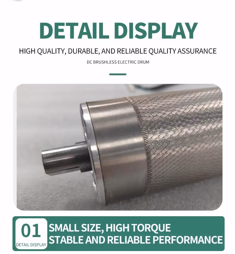 Industrial Grade Brushless Motor Roller for Automated Manufacturing Processes