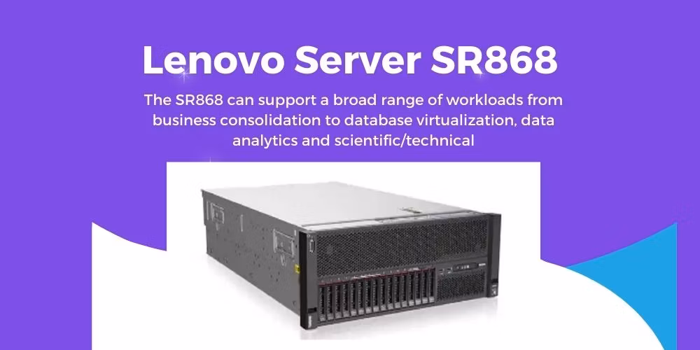 Lenovo Server Sr868 Data Center Computer Cloud Storage Server System Network 4u GPU Server Case Rack