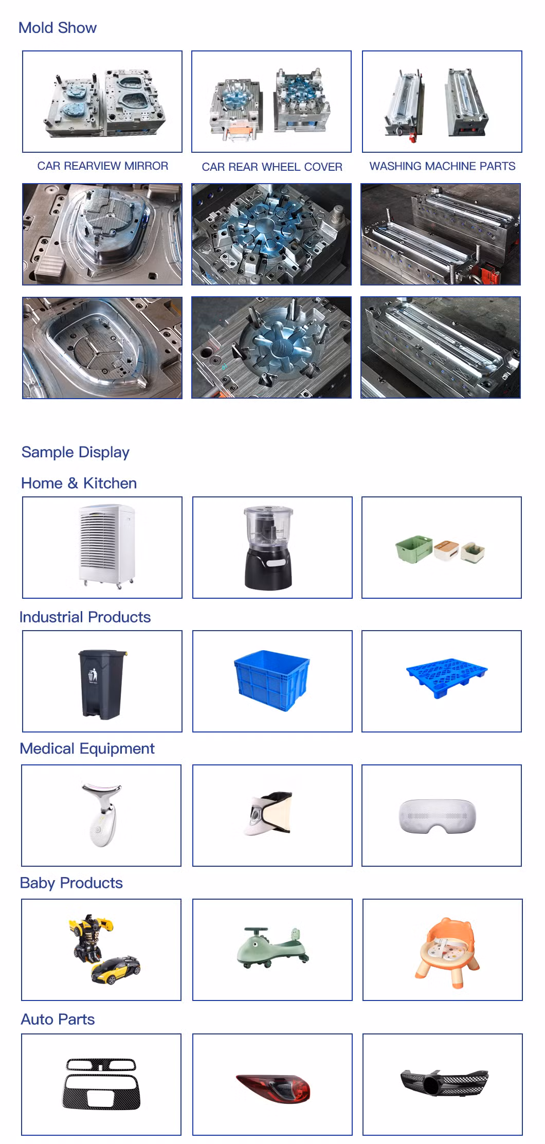 Appliance Moveable Air Conditioner Fan Shell Plastic Injection Mold for Home Use