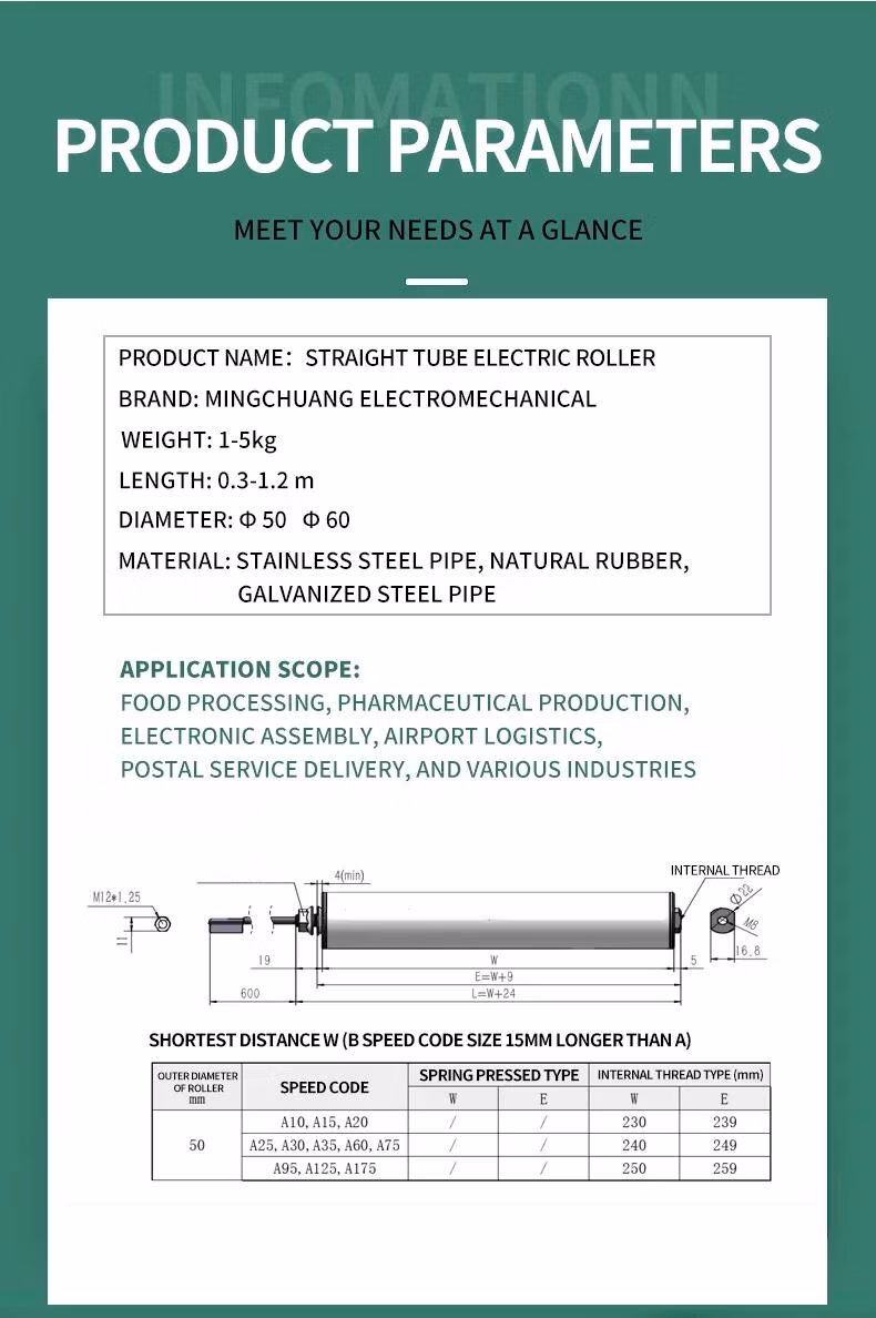 Industrial Grade Brushless Motor Roller for Automated Manufacturing Processes