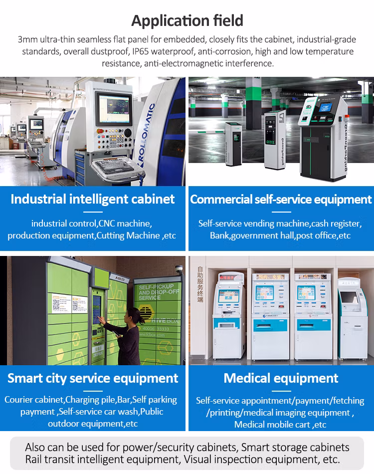 Industrial Rugged Tablet Display Signage All in One PC Wall Mounting