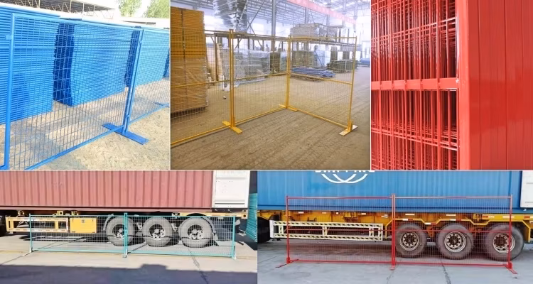 Standard Powder Coated Temporary Fence /Construction Temp Fence