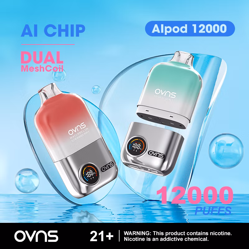 2024 New Arrival Ovns Ai Pod Vape 12000 Puffs 16ml Artificial Intelligence Pod System Device E-Cigarette From Chinese Device Factory