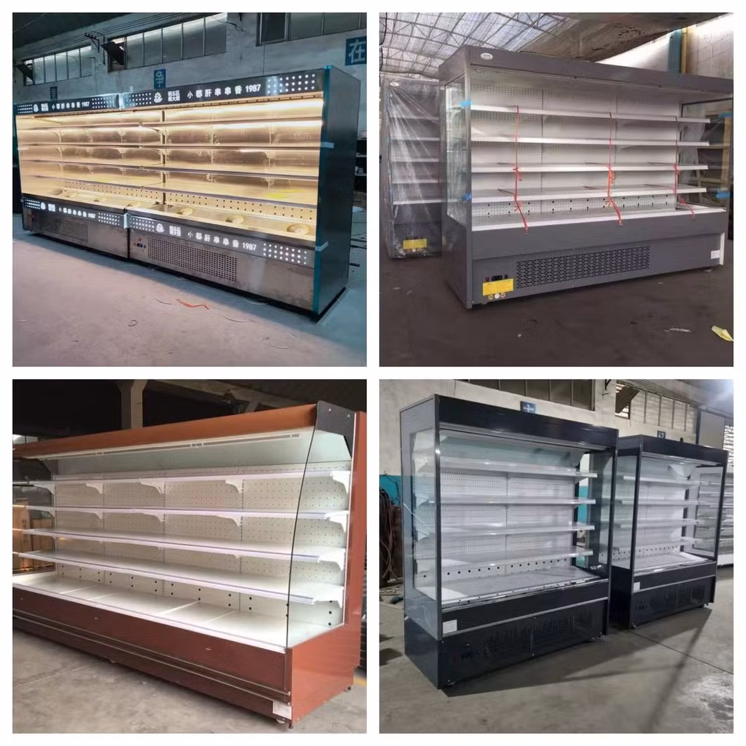 Supermarket Mini Island Display Cabinet Vegetables and Fruits Fresh-Keeping Freezer Convenience Store Yogurt Beverage Refrigerator Commercial