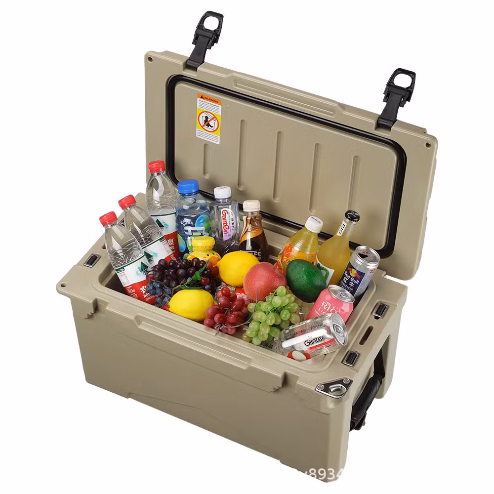 50qt Robust Rotomolded Outdoor Camping Fishing BBQ Custom Outdoor Cooler Box