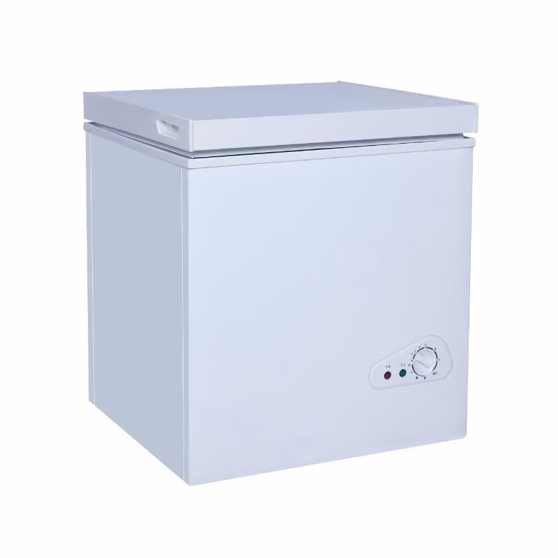 138L Mini Compact Top Open Single Door Commercial Deep Chest Freezer