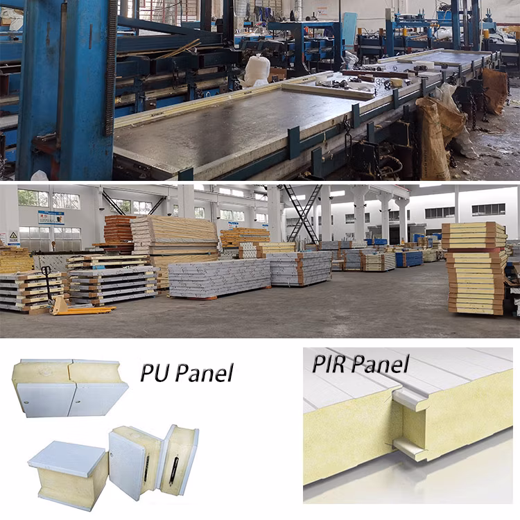 Small Sandwich Panel Freezer Room, Solar Commercial Freezer Refrigerator for Meat