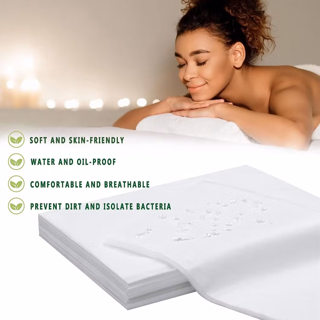 Disposable Bed Sheets Travel Set, Disposable Sheets Travel Bedding Cover for Hotel, Disposable Travel Sheet with Quilt Cover and Pillowcase for Travel Business