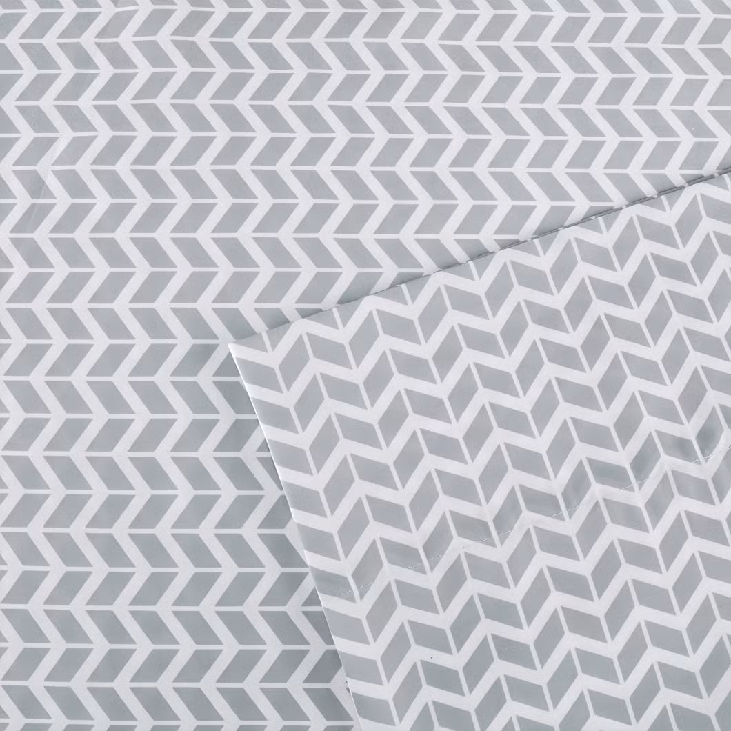 Wholesale Home Hotel Textile Bedsheet 4PCS 100% Cotton Bedding 200 Thread Count Queen/King Duvet Cover Printed Set Pillowcase Sham Fitted Flat Bed Sheet