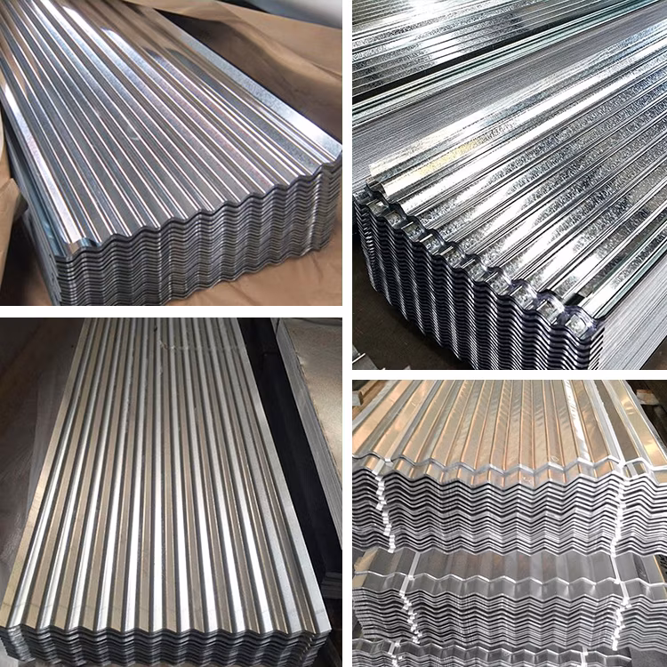 Corrugated/Galvanized Steel Sheet for Roofing Tile Garden Beds with 0.6mm 0.8mm 1.2mm Z80g Z100g Iron Metal Roof Manufacturer 20 26 Gauge Gi Gl Zinc 470 600
