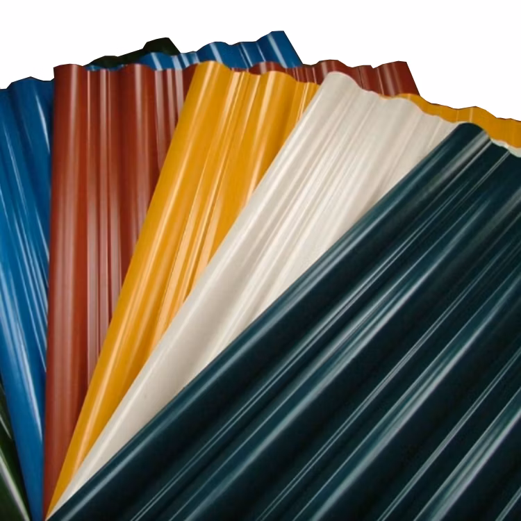 Corrugated/Galvanized Steel Sheet for Roofing Tile Garden Beds with 0.6mm 0.8mm 1.2mm Z80g Z100g Iron Metal Roof Manufacturer 20 26 Gauge Gi Gl Zinc 470 600