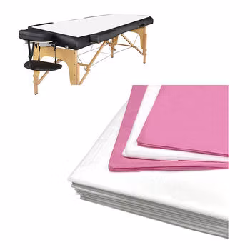 Eco-Friendly Hotel Home Beauty Room Use PP Non-Woven Disposable Waterproof Massage Hospital Medical Bed Sheet