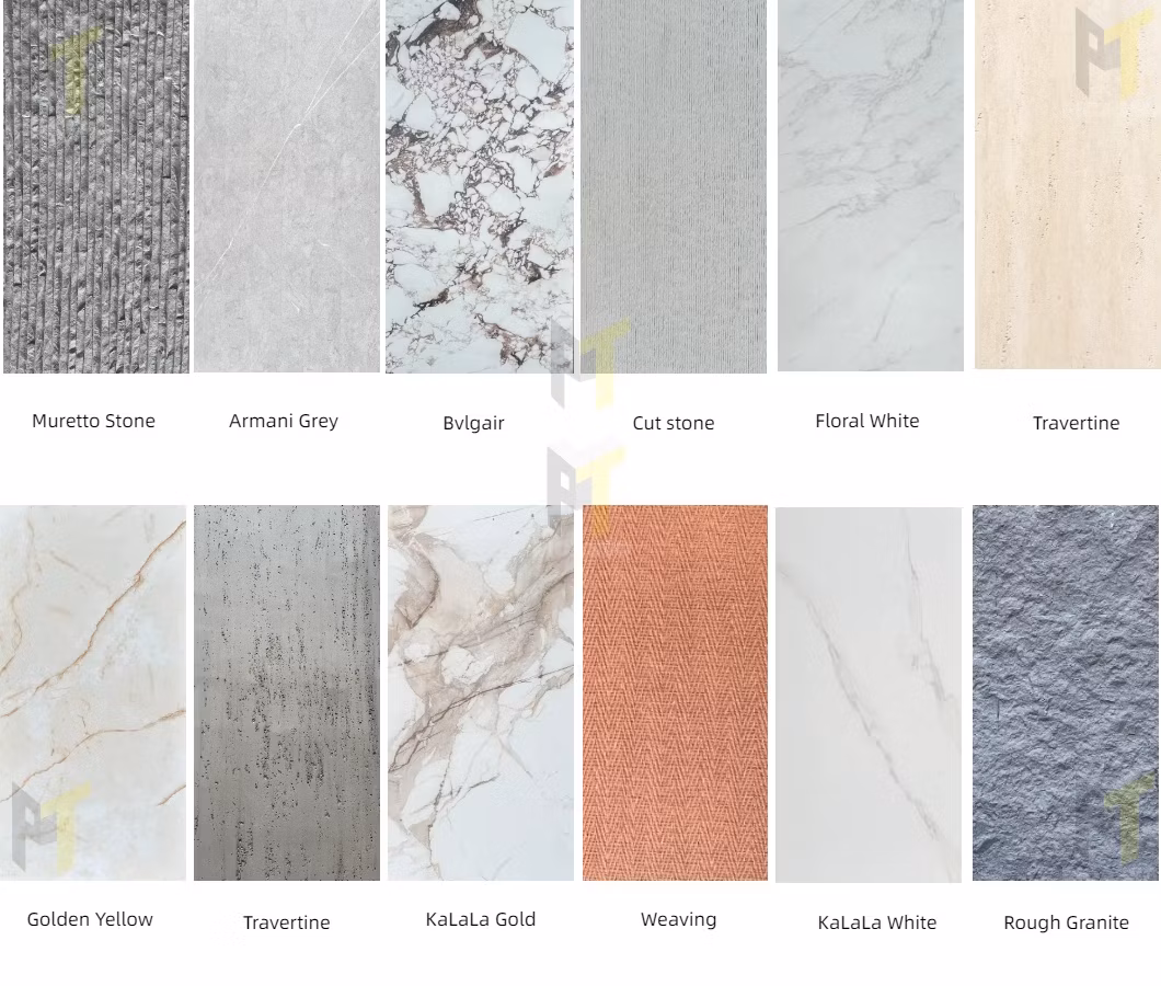 Bulgari Marble Style Flexible Stone Wall Veneer Mcm Ceramic Tile Artificial Stone Sheet