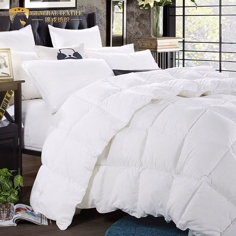 Hotel Soft Comfortable Promotional Hollow Fiber Alternative Comforter/ Duvet/ Bed Quilt