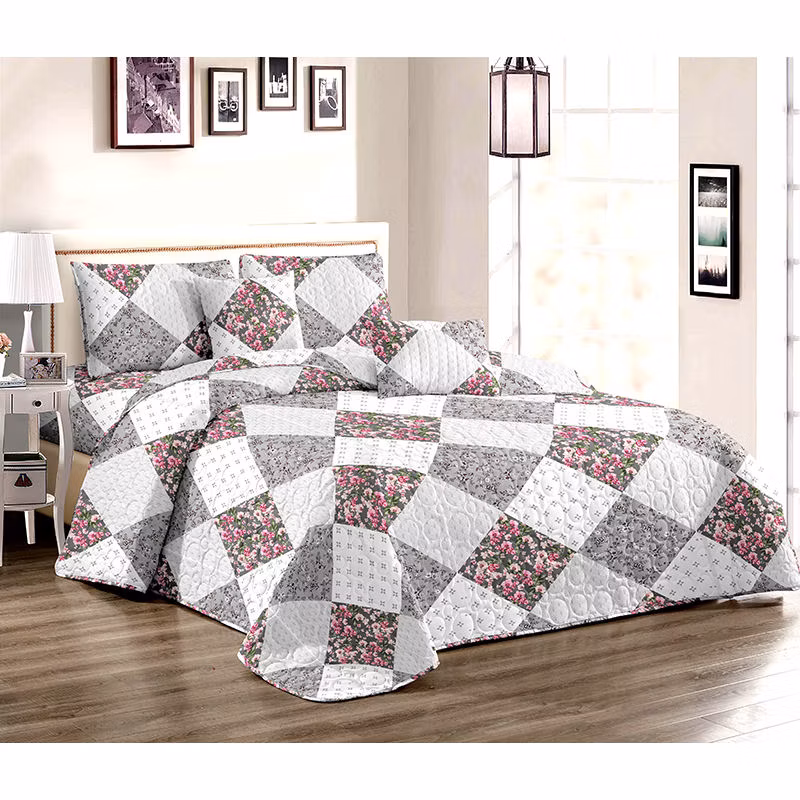 Hot Selling 100% Customized Bedspreads and Cotton Fiber Geometric Printed Bed Linen Duvet Cover Bedding Set