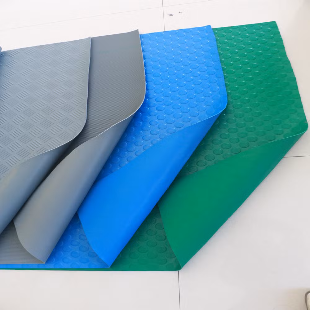 Long Warranty Flooring TPE Rubber Sheet for Gyms/Hotels/Airports/Hospitals
