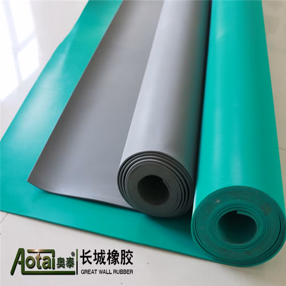 Long Warranty Flooring TPE Rubber Sheet for Gyms/Hotels/Airports/Hospitals