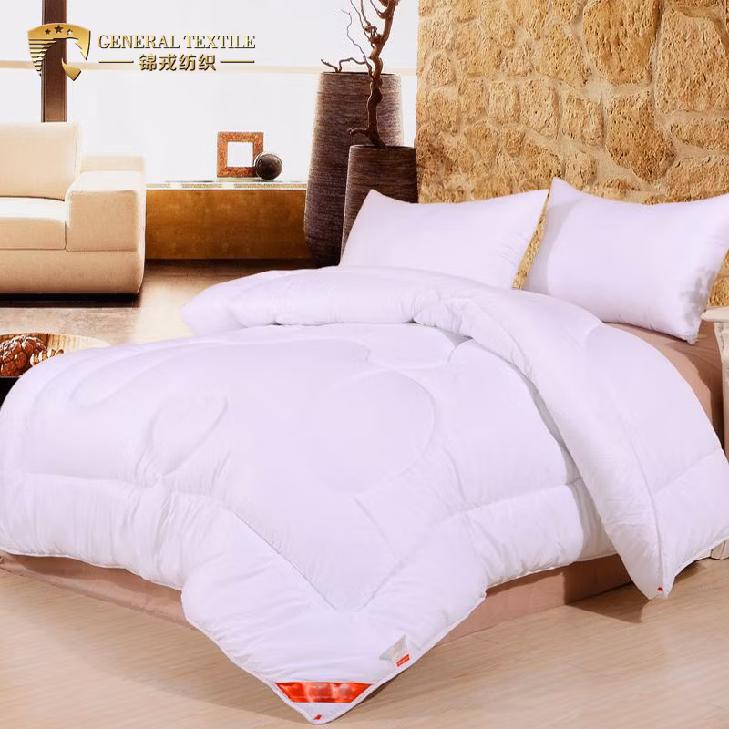 Hotel Soft Comfortable Promotional Hollow Fiber Alternative Comforter/ Duvet/ Bed Quilt