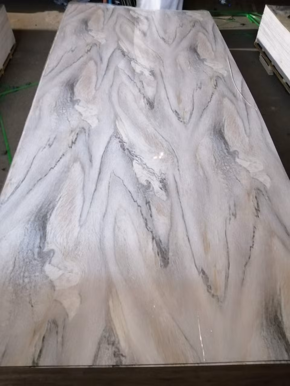 Modern Style Waterproof PVC UV Marble Sheet Printing Design Wall Decor