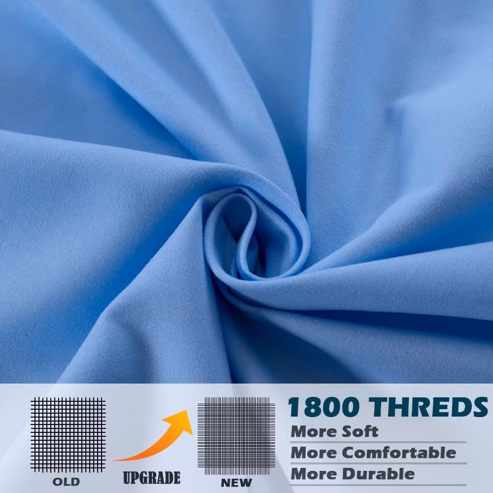 Textile Polyester Brushed Fabrics Four Sets of Bedsheet Good Quality and Low Price