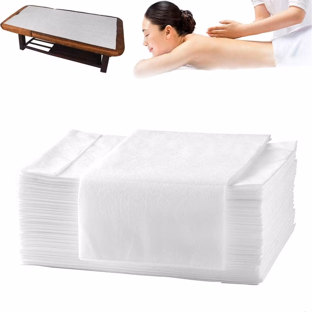 Eco-Friendly Hotel Home Beauty Room Use PP Non-Woven Disposable Waterproof Massage Hospital Medical Bed Sheet