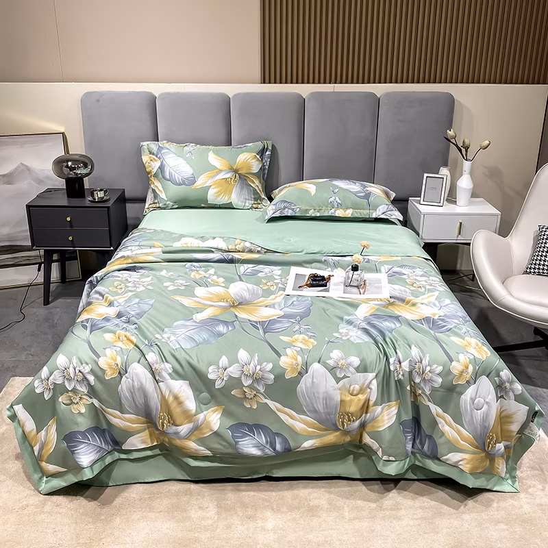 Fashion Hot Sale Hotel Home Luxury Bedding Set 100% T Encel Bet Sheet Linen Bedding