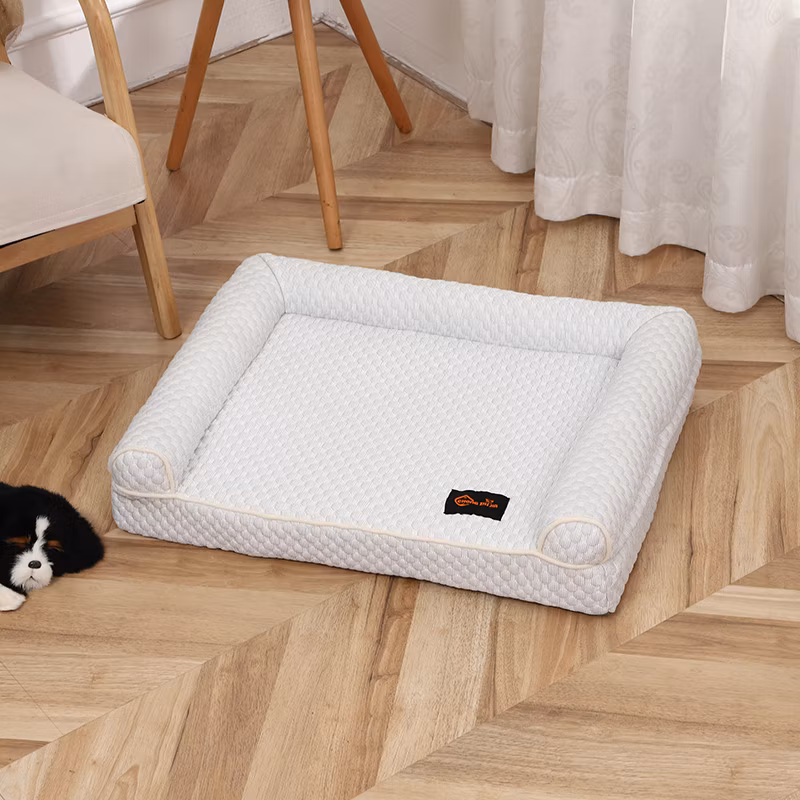 High Quality Summer Cooling Pet Bed Breathable Cat Memory Foam Anti-Slip Large Pet Dog Mat Bed