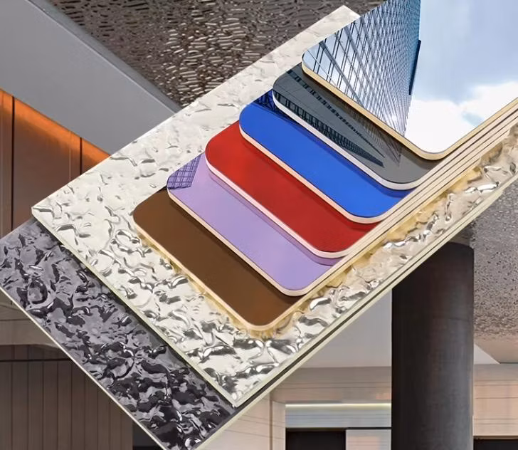 Wooden Effect WPC PVC Sheet Living Hotel 1220*5*2440
