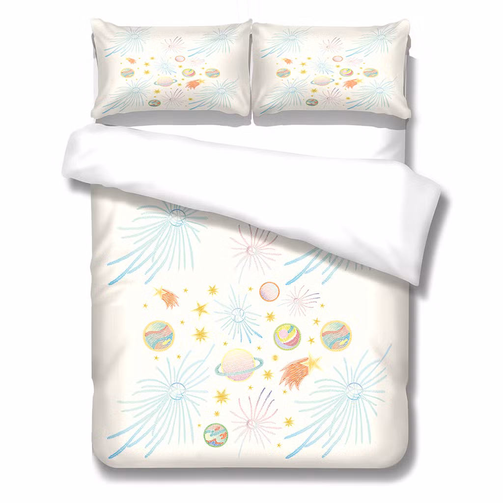 Luxury Bedding Sets with Customizable Designs, Elegant Floral Comforter with Sheet Set