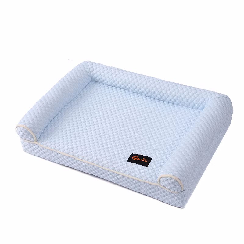 High Quality Summer Cooling Pet Bed Breathable Cat Memory Foam Anti-Slip Large Pet Dog Mat Bed