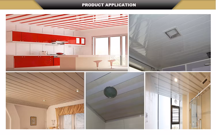 Waterproof Bathroom Designing Plastic False Ceiling PVC Sheets for Wall Decoration