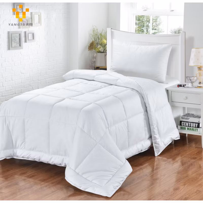 Premium Quilt Cover Embroidery Bed Linen 100 Cotton Pillowcase Wholesale for Hotels