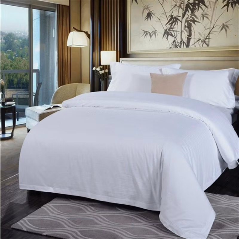 300 Thread Count Percale Bed Fitted Sheet/ Flat Sheet/ Pillowcases