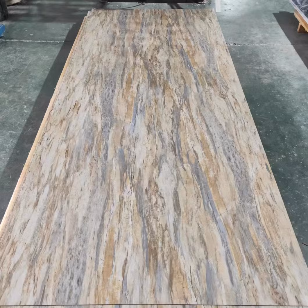 Hotel Room Wall Decorative Material Mate Finish PVC Marble Sheet China