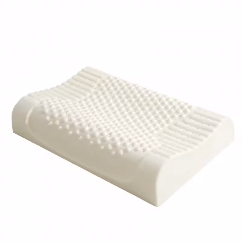 Negative Ion Natural Latex Wave and Massage Pillow for Easy Sleeping